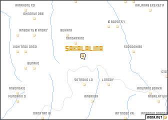 map of Sakalalina