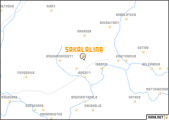 map of Sakalalina