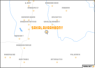 map of Sakalava Ambony