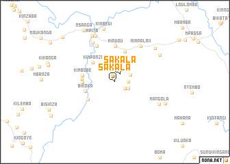 map of Sakala