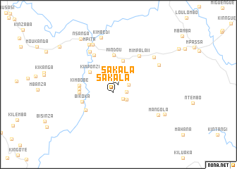 map of Sakala