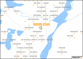 map of Sakaleshi