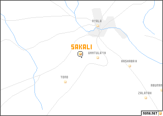 map of Sakali