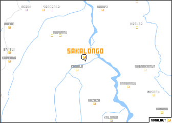 map of Sakalongo