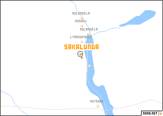 map of Sakalunda