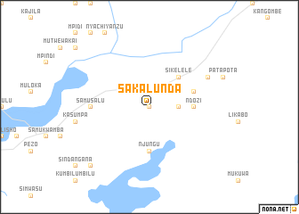 map of Sakalunda