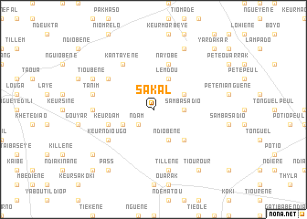 map of Sakal