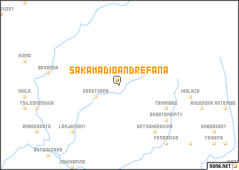 map of Sakamadio Andrefana