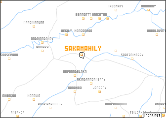 map of Sakamahily