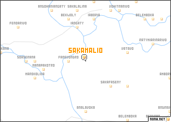 map of Sakamalio