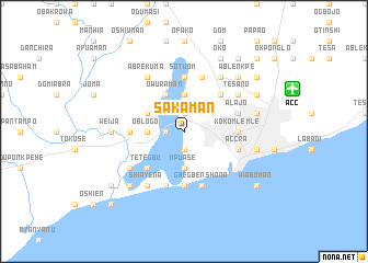 map of Sakaman