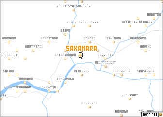 map of Sakamara