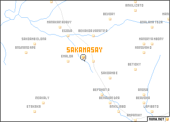 map of Sakamasay