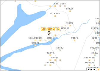 map of Sakamata