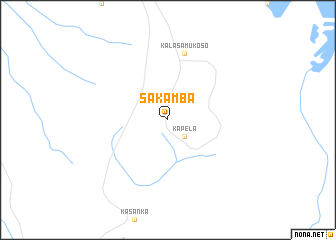 map of Sakamba