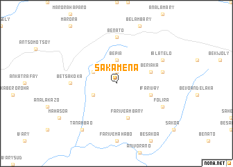map of Sakamena