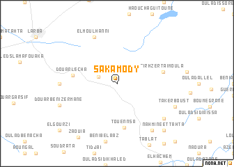 map of Sakamody