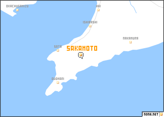 map of Sakamoto