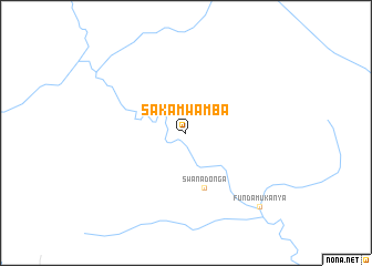 map of Sakamwamba