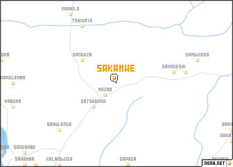 map of Sakamwe