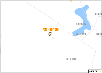 map of Sakanam