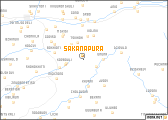 map of Sakanapura