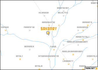 map of Sakanay