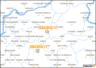 map of Sakangyi