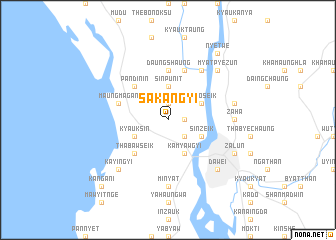 map of Sakangyi