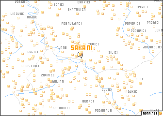 map of Sakani