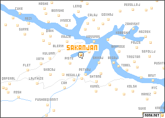 map of Sakanjan
