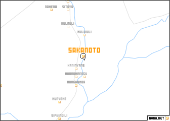 map of Sakanoto