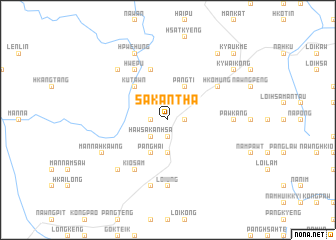 map of Sakantha