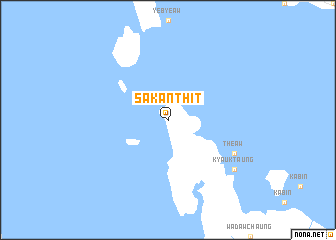 map of Sakanthit