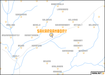 map of Sakara Ambony