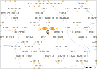 map of Sakarala