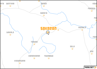 map of Sakaran