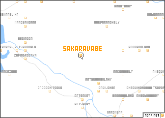 map of Sakaravabe