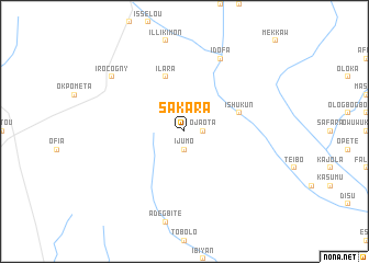 map of Sakara