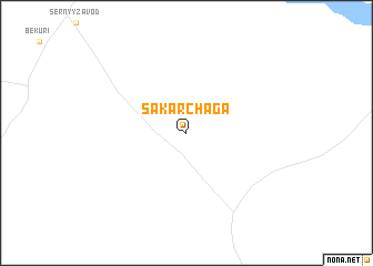 map of Sakarchaga