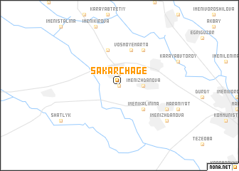 map of Sakarchäge