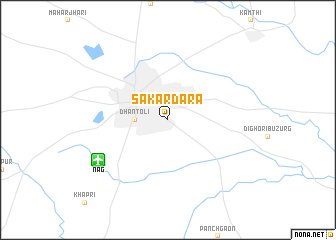 map of Sakardarā