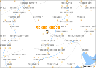 map of Sakari Kwara