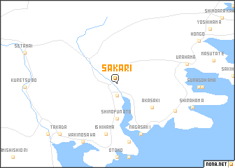 map of Sakari