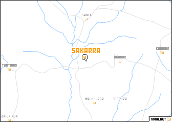 map of Sakarra