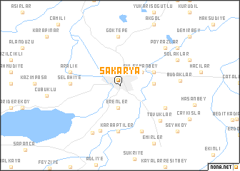 map of Sakarya