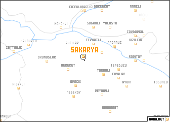 map of Sakarya