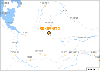 map of Sakashita