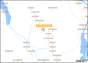 map of Sakasoma