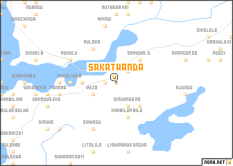 map of Sakatwanda